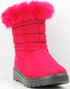 Chris 34K Little Girl's Fur Lined Weather Proof Padded Booties