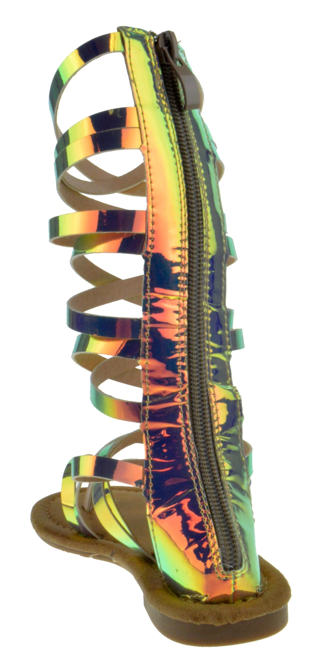 Cinema 68K Little Girls Metallic Gladiator Sandals Champange 11 Little Girls 5 Cinema 68K Little Girls Metallic Gladiator Sandals Champange 11 Little Girls - Image 3