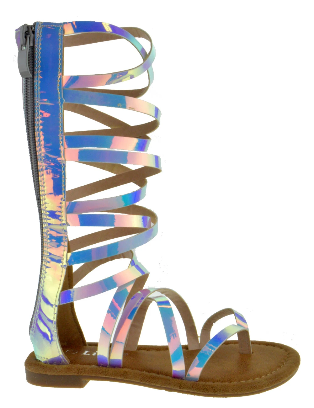 Cinema 68K Little Girls Metallic Gladiator Sandals Champange 11 Little Girls 7 Cinema 68K Little Girls Metallic Gladiator Sandals Champange 11 Little Girls - Image 5