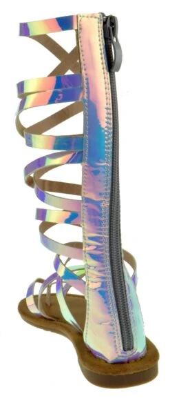 Cinema 68K Little Girls Metallic Gladiator Sandals Champange 11 Little Girls 13 Cinema 68K Little Girls Metallic Gladiator Sandals Champange 11 Little Girls -Bamboo Store Cinema68KWhite 3