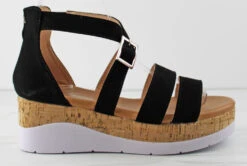 Class 20 Women's Double Band Buckle Embellished Platform Sandals -Bamboo Store Class20 4