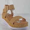 Forever Class 80 Women's Single Band Buckled Platform Sandals -Bamboo Store Class80 2