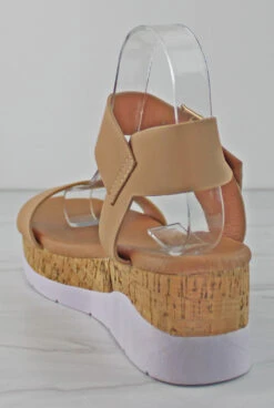 Forever Class 80 Women's Single Band Buckled Platform Sandals 10 Forever Class 80 Women's Single Band Buckled Platform Sandals -Bamboo Store Class80 3