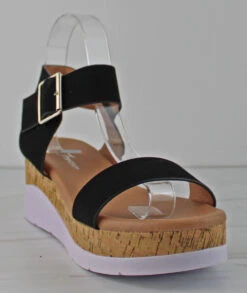 Forever Class 80 Women's Single Band Buckled Platform Sandals 11 Forever Class 80 Women's Single Band Buckled Platform Sandals -Bamboo Store Class80 4