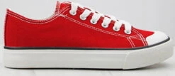 Forever Classic 01 Women's Low Top Lace Up Canvas Sneakers -Bamboo Store Classic 01 Red 3 67ba6df8 4bc2 450f 84a7 46d97a4a79a3