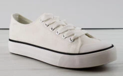 Forever Classic 01 Women's Low Top Lace Up Canvas Sneakers -Bamboo Store Classic01 1