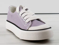 Classic 01K Little Girls Low Top Lace Up Canvas Sneakers -Bamboo Store Classic01k 6