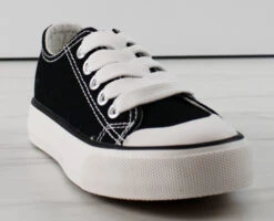 Classic 01K Little Girls Low Top Lace Up Canvas Sneakers -Bamboo Store Classic01k 9