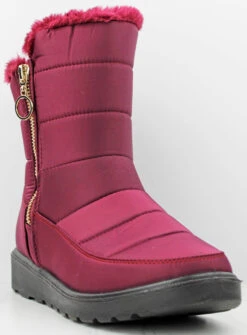 Coleen 99 Women's Insulated Fur Lined Zip Up Rain/Snow Boots