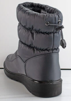 Coleen 1 Women's Insulated Fur Lined Rain/Snow Boots -Bamboo Store Coleen1gray