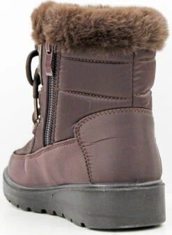 Coleen 8K Girls Insulated Fur Lined Lace Up Rain/Snow Boot 10 Coleen 8K Girls Insulated Fur Lined Lace Up Rain/Snow Boot -Bamboo Store Coleen8k Brown 2