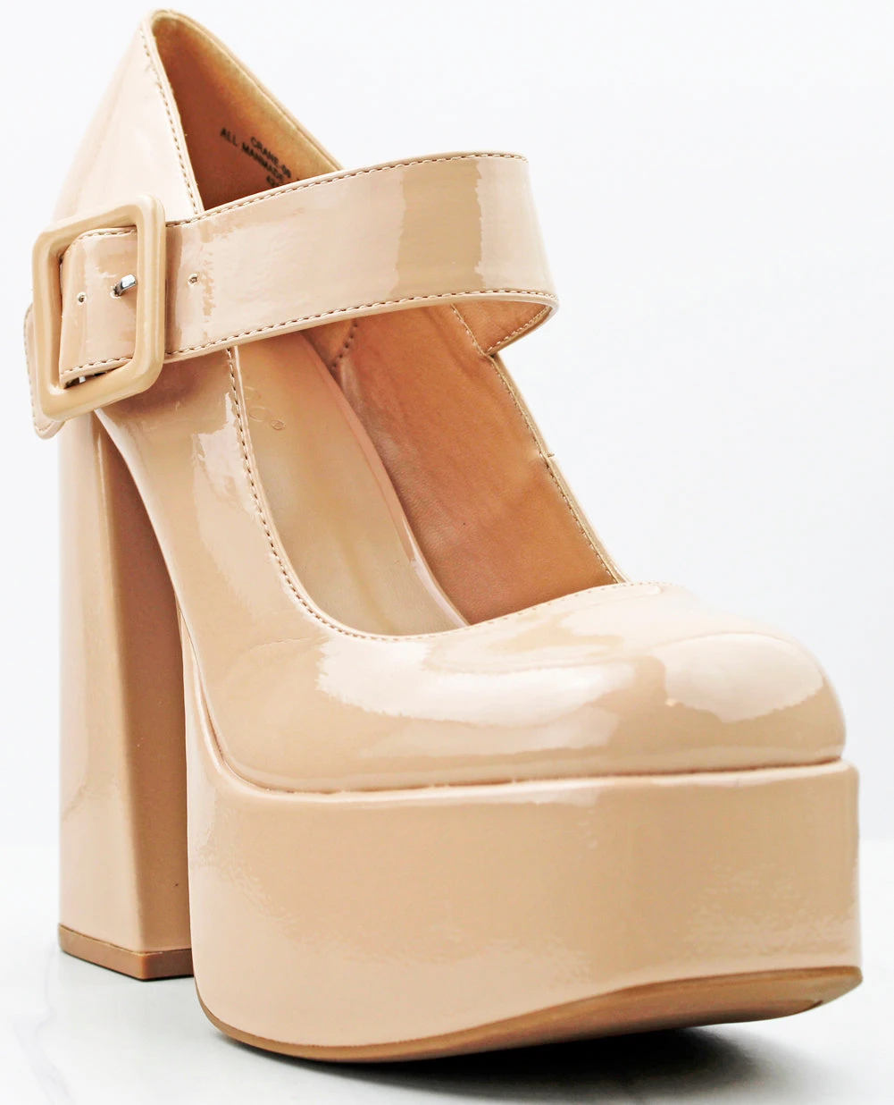 Bamboo Crane 09 Women's Platform Buckled Mary Jane Heel Pumps 3 Bamboo Crane 09 Women's Platform Buckled Mary Jane Heel Pumps