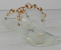 Current Women's Double Band Chain Accent Jelly Sandals -Bamboo Store Current 3