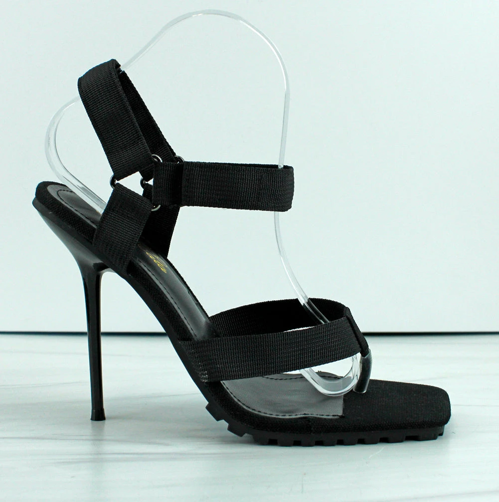 Custom Made Womens Twin Strap Heeled Thong Sandals 4 Custom Made Womens Twin Strap Heeled Thong Sandals - Image 2