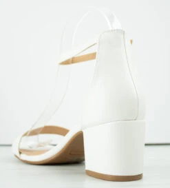 Darcie 1 Women's Single Band Low Block Heeled Dress Sandals -Bamboo Store DARCIE1 1