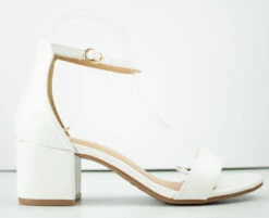 Darcie 1 Women's Single Band Low Block Heeled Dress Sandals -Bamboo Store DARCIE1 2