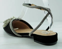 Dash 1 Women's Pointed Toe Glitter Bow Dress Flats 7 Dash 1 Women's Pointed Toe Glitter Bow Dress Flats -Bamboo Store DAsh1 1