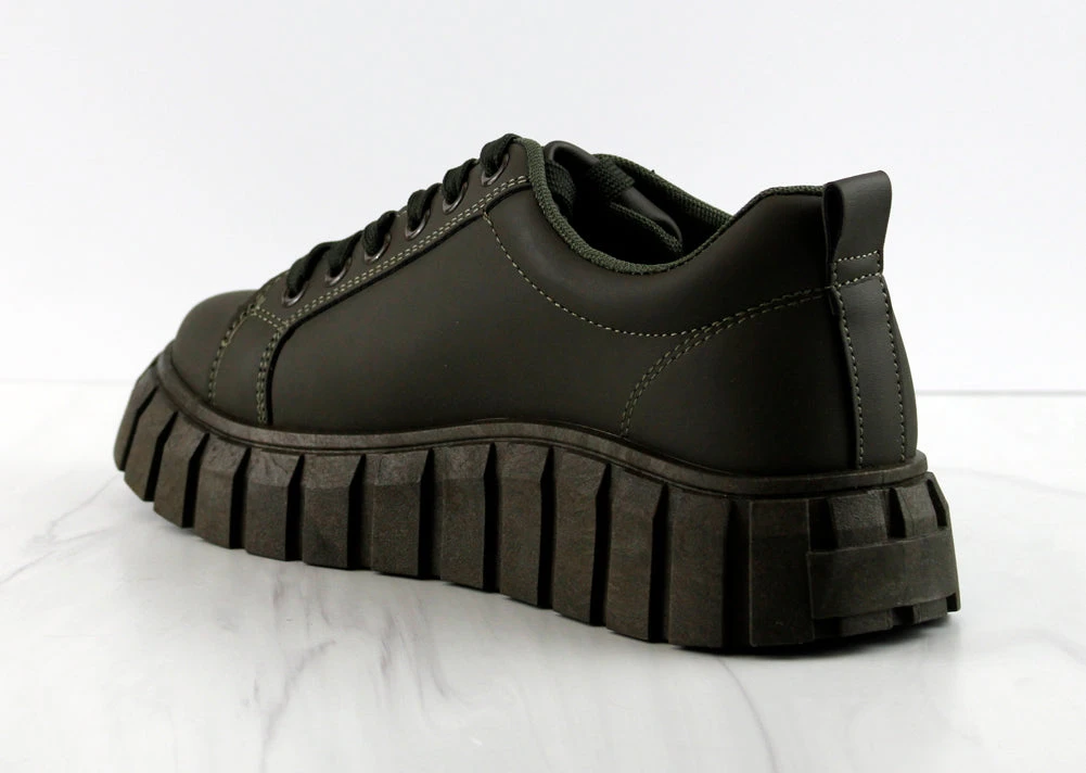 DREAM HIGH Womans Low Top Ribbed Sole Sneakers 8 DREAM HIGH Womans Low Top Ribbed Sole Sneakers - Image 6