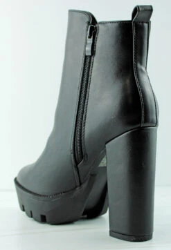 Dale 1 Women's Chelsea Lug Sole Heeled Booties -Bamboo Store Dale1 1