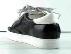 Dale Womens Low TopStar Metallic Lace Up Sneakers -Bamboo Store Dale 1