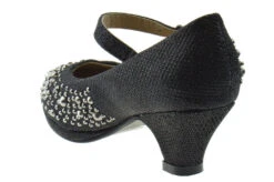 Dana 58K Girl's Rhinestone Mary Jane Dress Pumps -Bamboo Store Dana58kBlack 3