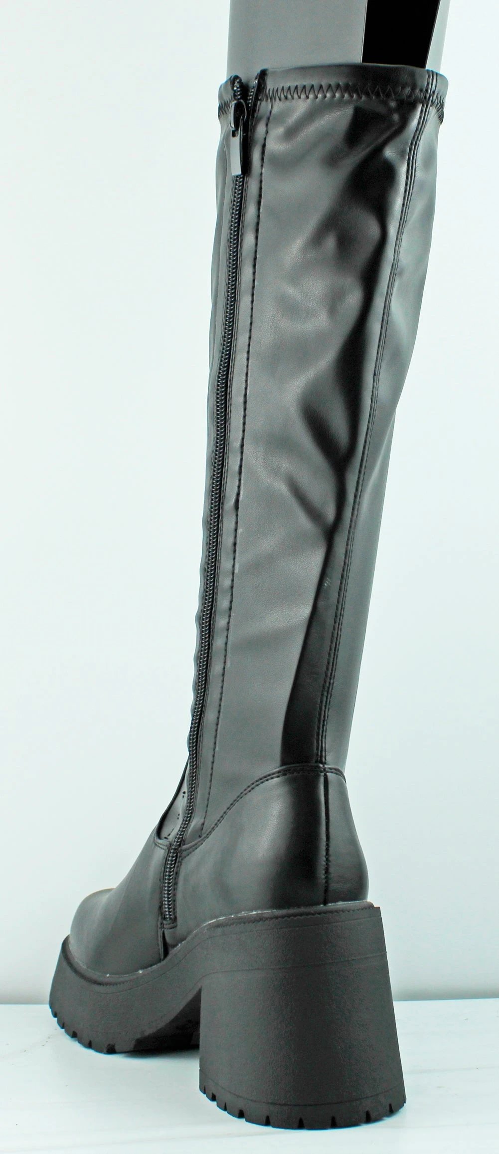 Declan 35 Womens Knee High Chelsea Boots 5 Declan 35 Womens Knee High Chelsea Boots - Image 3