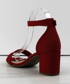 Delia-1 Women's Single Band Low Block Heeled Dress Sandals 34 Delia-1 Women's Single Band Low Block Heeled Dress Sandals -Bamboo Store Delia 1 10