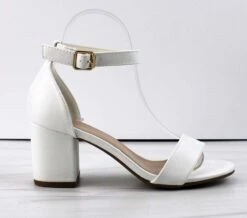 Delia-1 Women's Single Band Low Block Heeled Dress Sandals 30 Delia-1 Women's Single Band Low Block Heeled Dress Sandals -Bamboo Store Delia 1 12