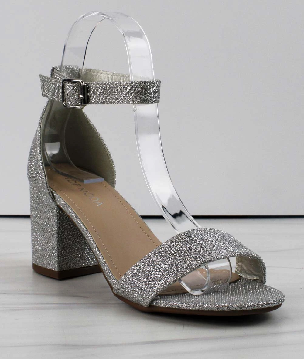 Delia-1 Women's Single Band Low Block Heeled Dress Sandals 18 Delia-1 Women's Single Band Low Block Heeled Dress Sandals - Image 16