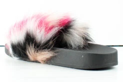 Forever Delma 32 WomensComfort Faux Fur Slip On Slides -Bamboo Store Delma32 4