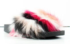 Forever Delma 32 WomensComfort Faux Fur Slip On Slides -Bamboo Store Delma32 6