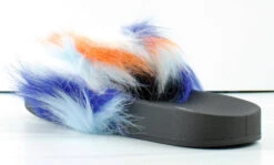 Forever Delma 32 WomensComfort Faux Fur Slip On Slides -Bamboo Store Delma32 7