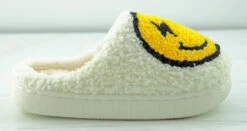 Derby 1K Little Kids Smiley Face Casual Comfort Slippers -Bamboo Store Derby1kYellow 2