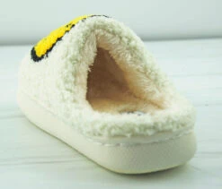 Derby 1K Little Kids Smiley Face Casual Comfort Slippers -Bamboo Store Derby1kYellow 3
