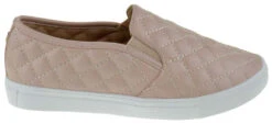 Forever Design 34 Women's Quilted Slip On Sneakers -Bamboo Store Design34Pink 2