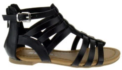 Dixon 11AS Girl's Gladiator Sandal -Bamboo Store DixonIIASBlack 2