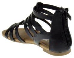 Dixon 11AS Girl's Gladiator Sandal -Bamboo Store DixonIIASBlack 3