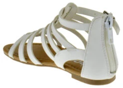 Dixon 11AS Girl's Gladiator Sandal -Bamboo Store DixonIIASWhite 3