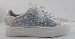 Dolce 66k Little Girl's Rhinestone Low-Top Lace Up Sneakers -Bamboo Store Dolce66 5 558b2344 5a93 4d17 8319 d1df50693e6b