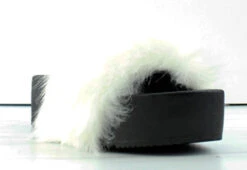 Forever Donut-30 Womens Comfort Platform Faux Fur Slides -Bamboo Store Donut30 10