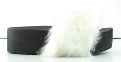 Forever Donut-30 Womens Comfort Platform Faux Fur Slides -Bamboo Store Donut30 11