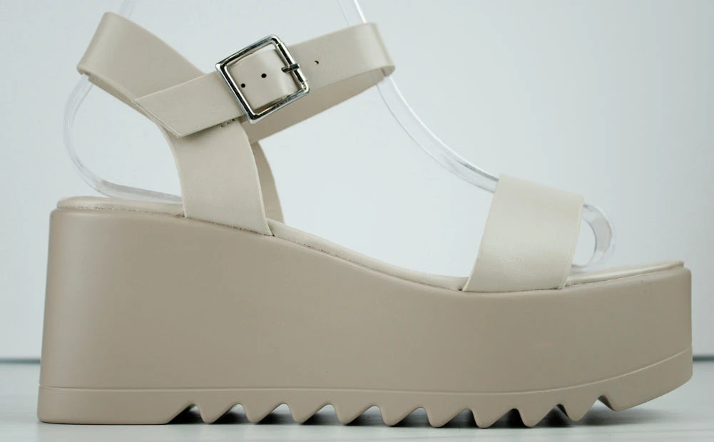 Dot 1 Womens Platform Thin Band Ankle Strap Sandals 7 Dot 1 Womens Platform Thin Band Ankle Strap Sandals - Image 5