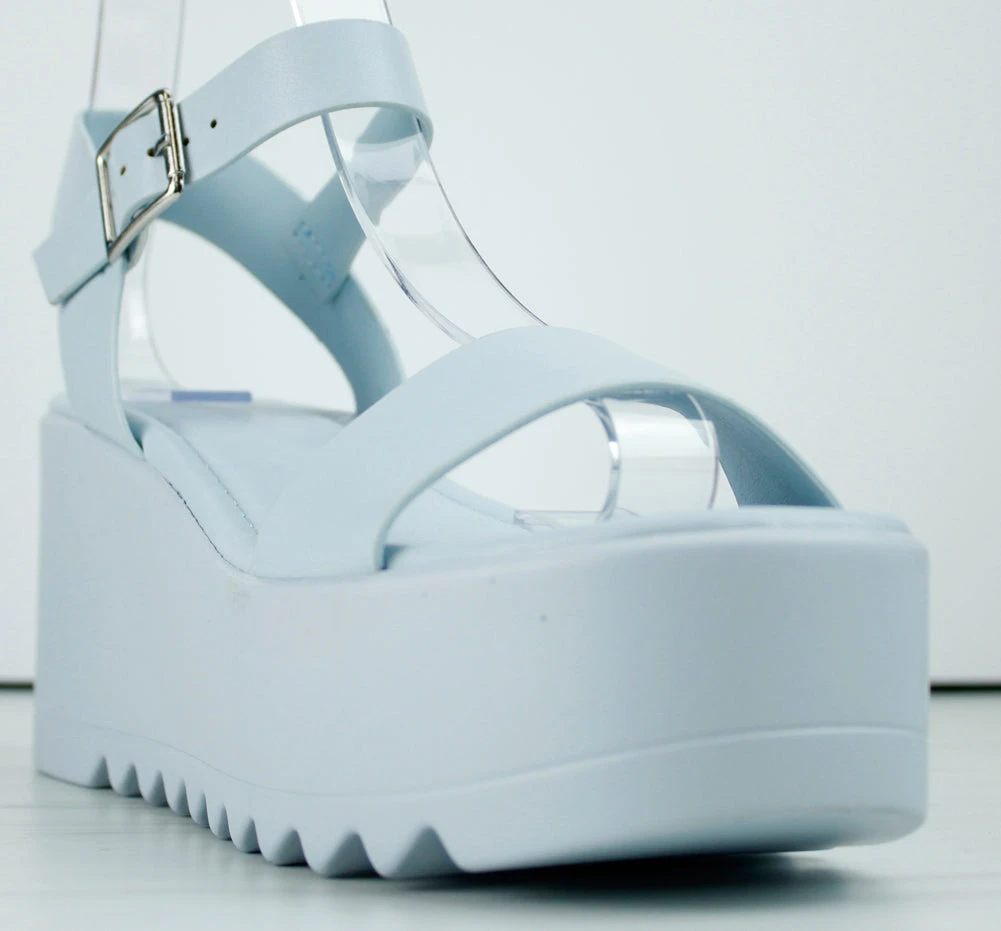 Dot 1 Womens Platform Thin Band Ankle Strap Sandals 9 Dot 1 Womens Platform Thin Band Ankle Strap Sandals - Image 7