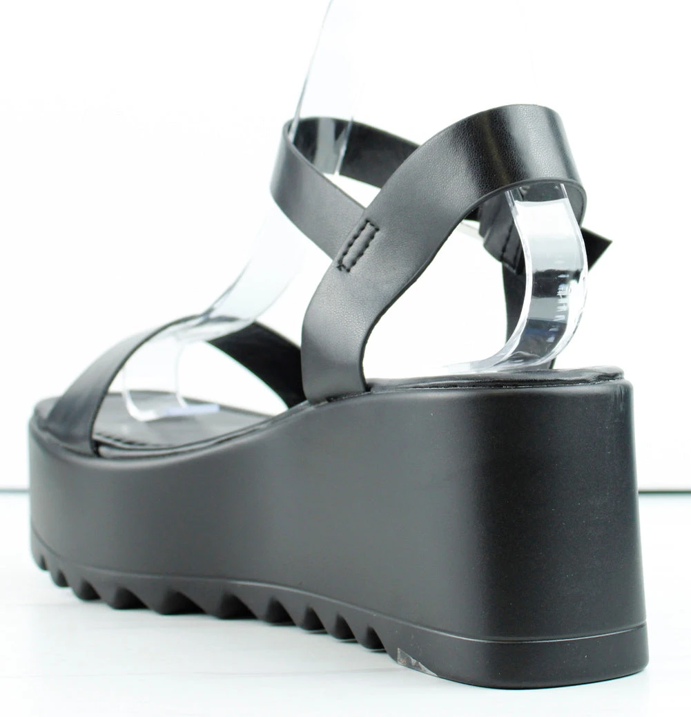 Dot 1 Womens Platform Thin Band Ankle Strap Sandals 5 Dot 1 Womens Platform Thin Band Ankle Strap Sandals - Image 3