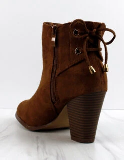 Forever Drive 32 Women's Lace Up Heeled Ankle Booties -Bamboo Store Drive 32 1 29e9c473 94e9 49b8 931d 0c98d4dc71ba