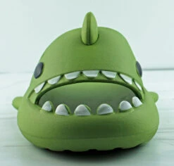 Women's Comfort LatestSlip Shark Slides -Bamboo Store DrkGreenAdult