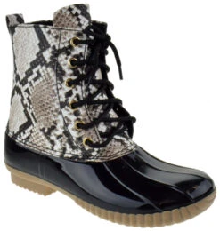 Dylan Women's Two Tone Rain Style Duck Boots