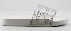 Extra Fly Womens Lucite Strap Rhinestone Embellished Slides 19 Extra Fly Womens Lucite Strap Rhinestone Embellished Slides -Bamboo Store EXTRAFLYWHITE 8