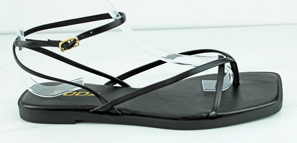 Scoter Womens Thin Strappy Buckled Sandals 4 Scoter Womens Thin Strappy Buckled Sandals - Image 2