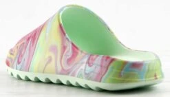 Elina Womens Decorative Casual Horizontal Grooved Outsole Slides -Bamboo Store ElinaMint 3